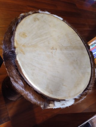 Djembé africano con funda nueva