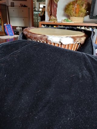 Djembé africano con funda nueva