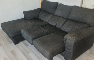 GANGA: SOFA XXL CHAISELONGUE ASIENTOS EXTENSIBLE