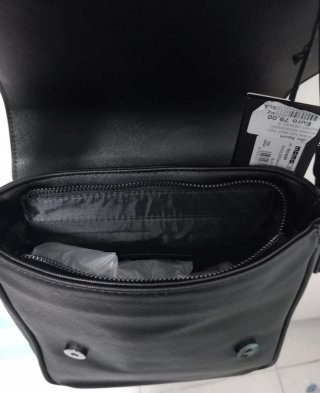 Momodesign Tracolla Saffiano PU Nero