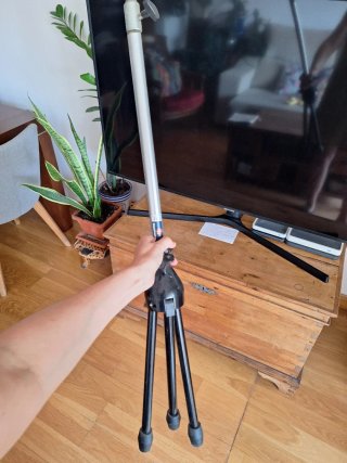Trípode Manfrotto para cámara