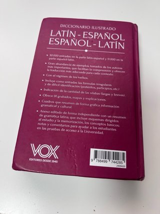 Diccionario ilustrado latín-español/ español-latín