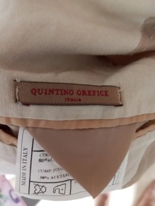 Giacca uomo Lino Beige Taglia 52