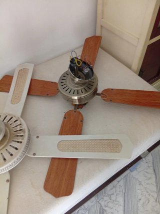 2 Ventiladores de Techo Madera y Metal