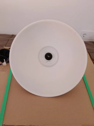 Lámpara colgante metálica