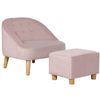 Sillón infantil con otomana para niños de 3 a 5 añ