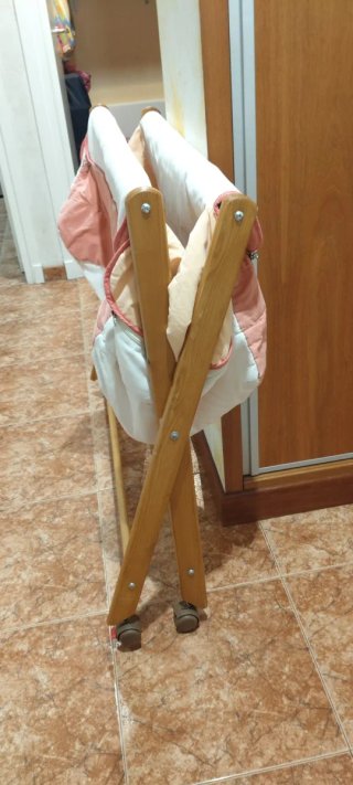 Cuna de bebé plegable