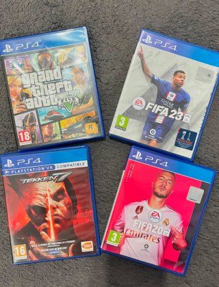 Consola PS4 Slim 1TB + 4 Juegos