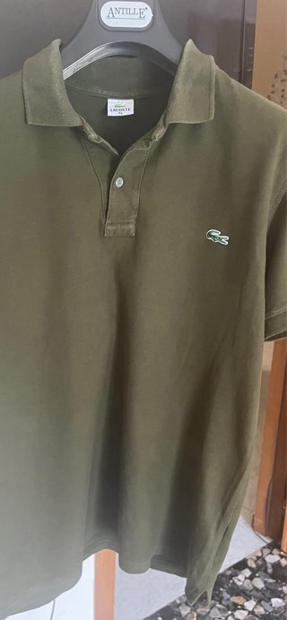 Lacoste Verde Oliva Taglia XL da ragazzo uomo L