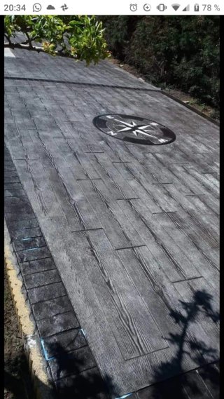 Hormigón impreso para exteriores