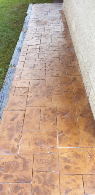Hormigón impreso para exteriores