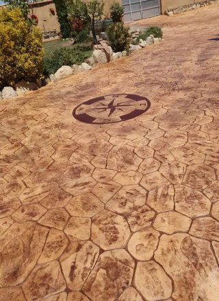 Hormigón impreso para exteriores