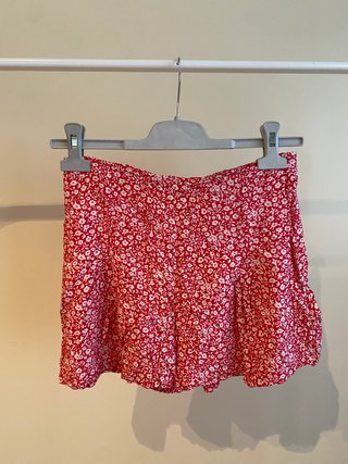 Falda-Pantalón Mini Estampado Floral
