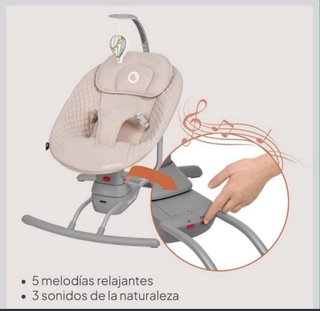Mecedora bebé Lionelo con móvil