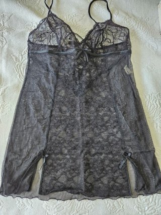 Camisón Chantelle Negro Talla L Sin Estrenar.