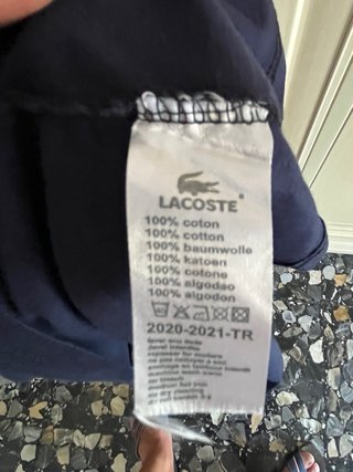 Polo Lacoste Blu M