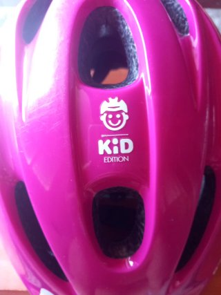 Casco de bicicleta infantil rosa