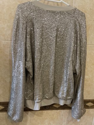Chaqueta bomber lentejuelas M