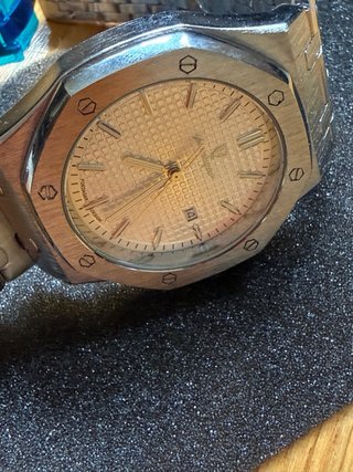 Reloj Poedagar Royal Oak Plata/Blanco