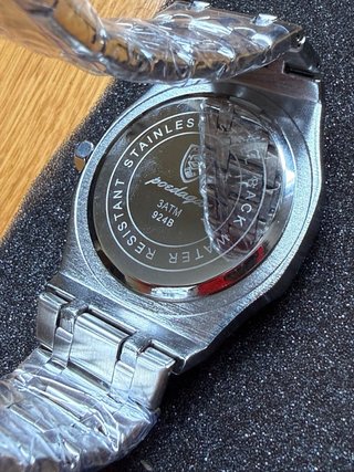 Reloj Poedagar Royal Oak Plata/Blanco