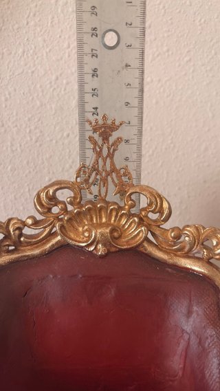 Sillón para Virgen/Niño Jesús artesanal