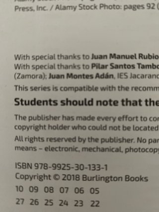 Libro de texto primero bachillerato