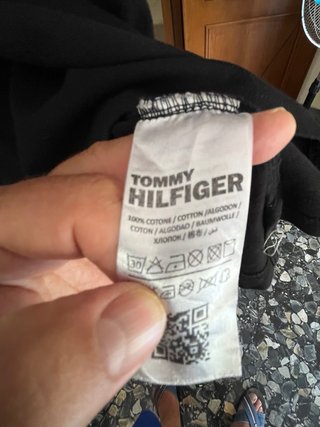 Polo Tommy Hilfiger Nero Taglia M