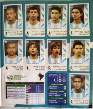 Álbum Panini Mundial Alemania 2006