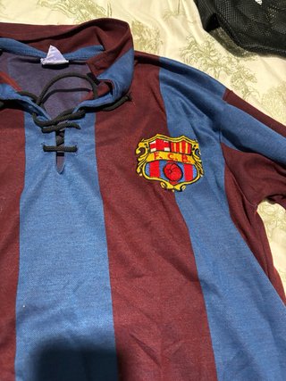 Camiseta FC Barcelona antigua rayas