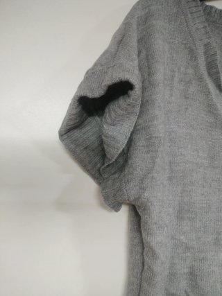 Chaleco Promod gris mujer