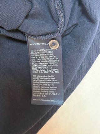 Polo Tommy Hilfiger Mujer XXL Negro