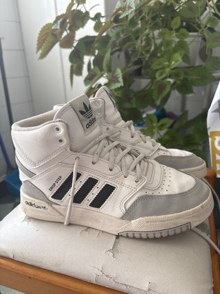 Adidas Drop Step Blancas y Grises
