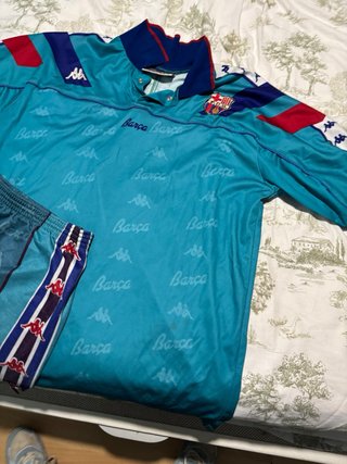 Conjunto Kappa FC Barcelona vintage