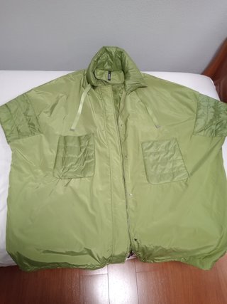 Chubasquero verde mujer talla única