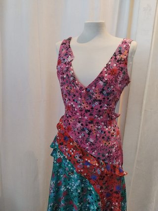 Vestido firma lujo Saloni modelo Aggie