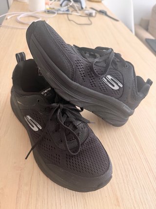 Zapatillas Skechers D'lux Walker Mujer Negras