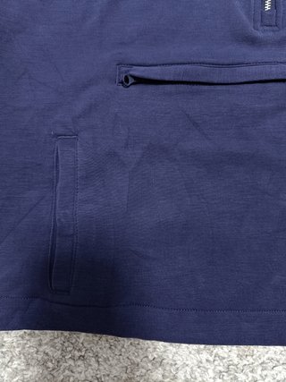 Sudadera Oysho azul con cremallera