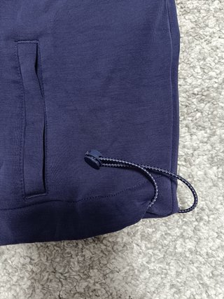 Sudadera Oysho azul con cremallera