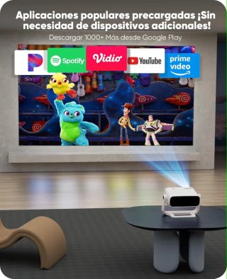 Proyector Portátil Wielio con App