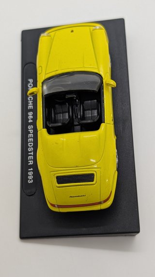Porsche 964 Speedster 1993 giallo DeAgostini 1:43
