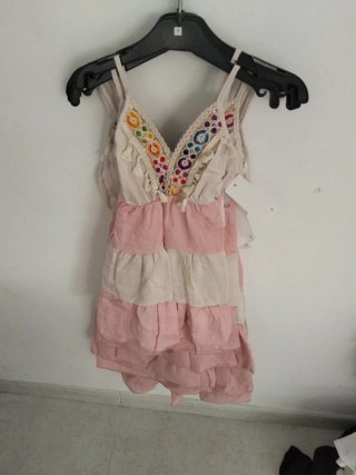 Vestido infantil estampado floral