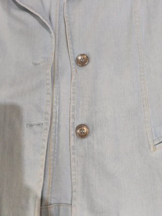 Chaqueta vaquera clásica azul