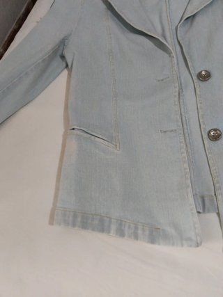 Chaqueta vaquera clásica azul