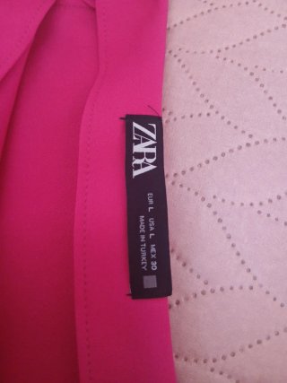 Falda pantalón rosa con lazo