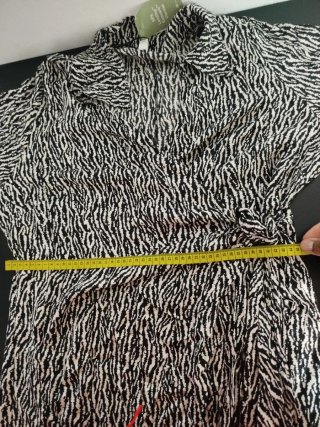 Vestido estampado cebra talla XL