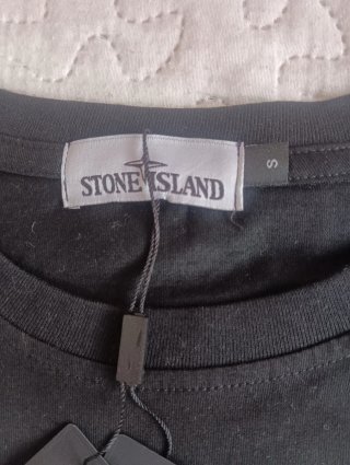 Camiseta Stone Island Negra Hombre