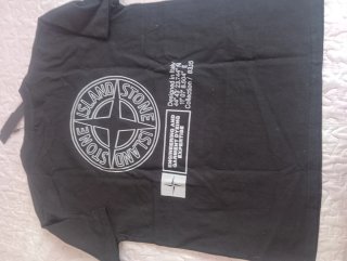 Camiseta Stone Island Negra Hombre
