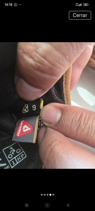 Guantes de piel Helstons Talla 9 Marrones