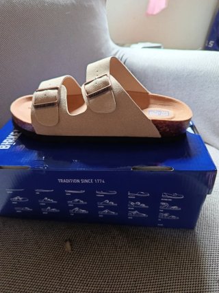 Sandalias Birkenstock Beige Talla 43 Nuevas