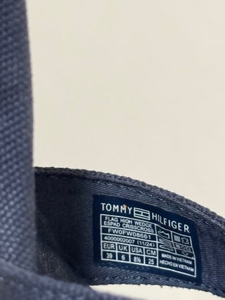 Sandalias Cuña Tommy Hilfiger Mujer Azul